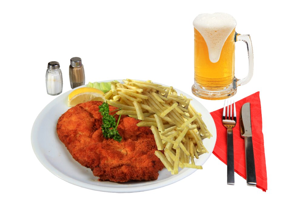 Kitchen nutrition wiener schnitzel