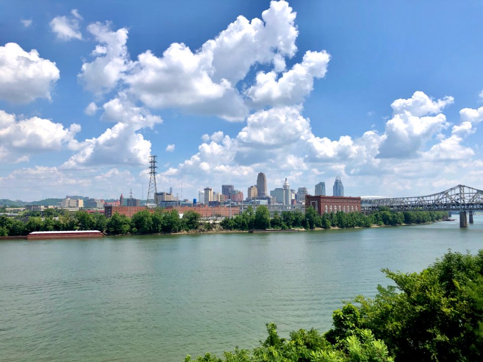 Cincinnati from Highway Avenue, Botany Hills, Covington, K… 