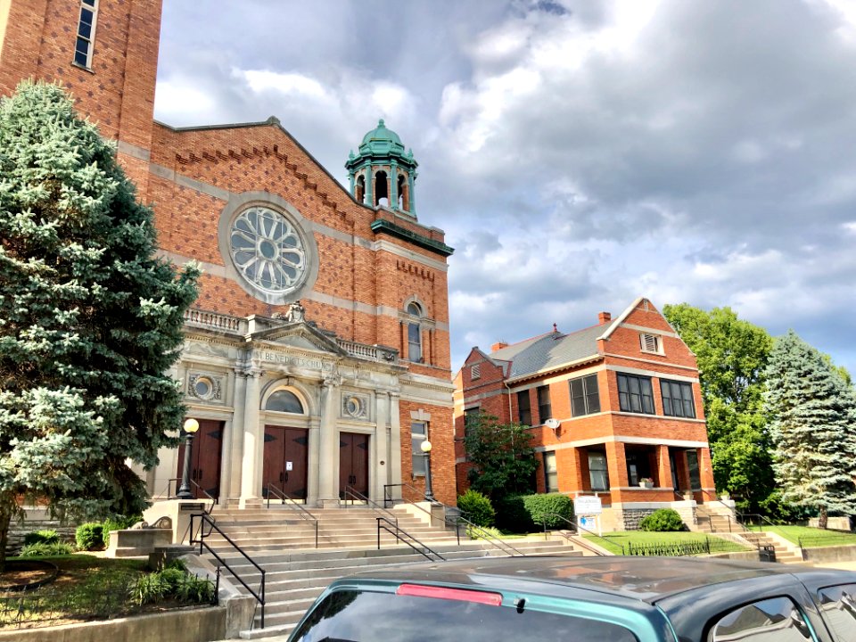 St. Benedict's Catholic Church and Rectory, Austinburg, Co… 