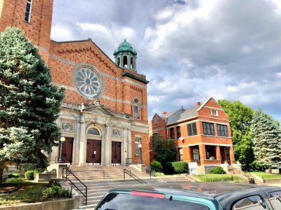 St. Benedict's Catholic Church and Rectory, Austinburg, Co… 