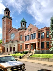 St. Benedict's Catholic Church and Rectory, Austinburg, Co… 