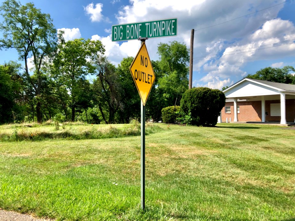 Big Bone Turnpike Sign, Independence, KY 