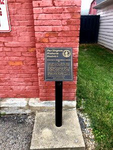 Historical Marker, Old Presbyterian Church (Burlington Fir… 