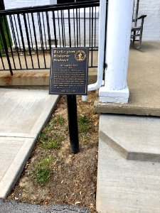 Historical Marker, Renaker House, Union Square, Burlington… 