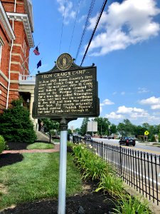 Historical Marker, Burlington, KY 