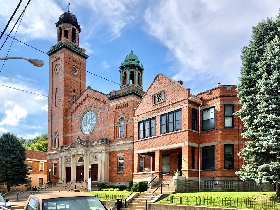 St. Benedict's Catholic Church and Rectory, Austinburg, Co… 