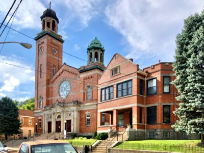 St. Benedict's Catholic Church and Rectory, Austinburg, Co… 