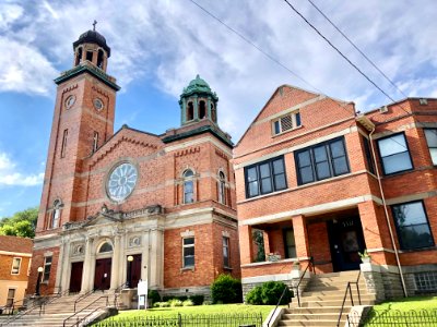St. Benedict's Catholic Church and Rectory, Austinburg, Co… 
