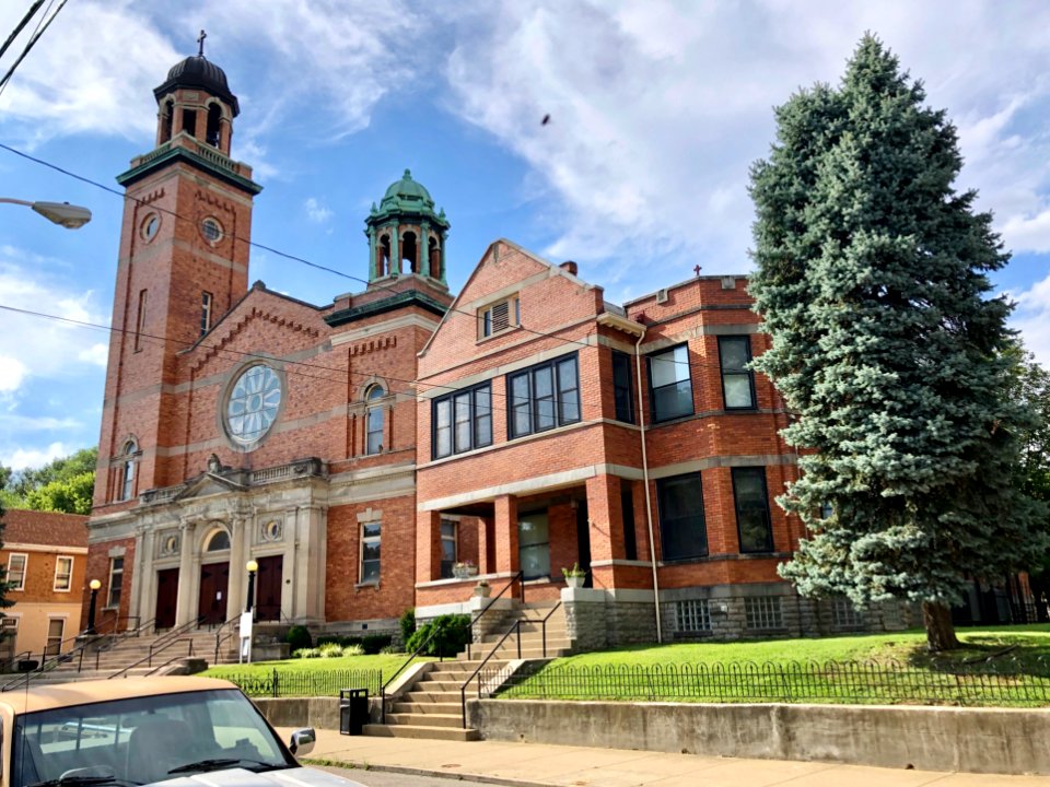 St. Benedict's Catholic Church and Rectory, Austinburg, Co… 