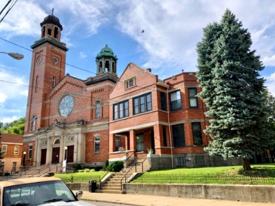 St. Benedict's Catholic Church and Rectory, Austinburg, Co… 