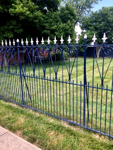 Iron Fence, Foster-Sandford House, Jefferson Street, Burli… 