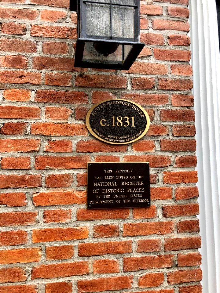 Historical Marker, Foster-Sandford House, Jefferson Street… 