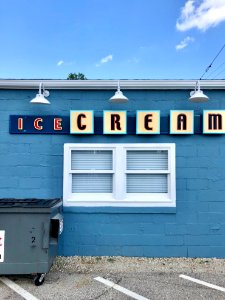 Ice Cream Sign, Washington Street, Burlington, KY 