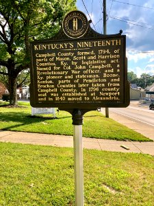 Historical Marker, Campbell County Courthouse, Alexandria,… 