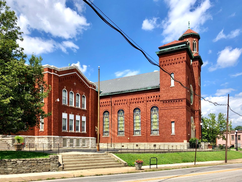 St. Augustine Catholic Church and School, Peaselburg, Covi… 