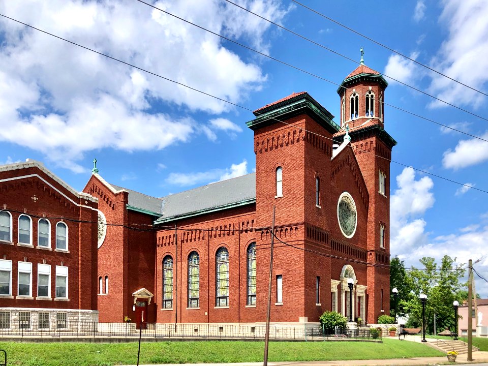 St. Augustine Catholic Church and School, Peaselburg, Covi… 