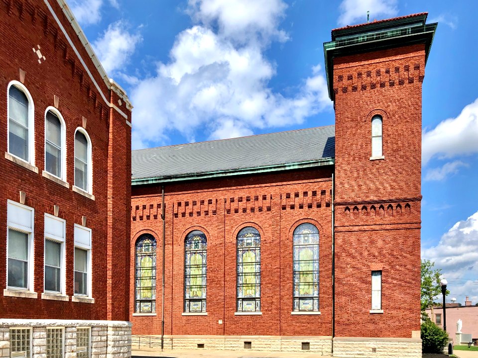 St. Augustine Catholic School and Church, Peaselburg, Covi… 