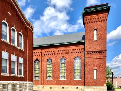 St. Augustine Catholic School and Church, Peaselburg, Covi… 