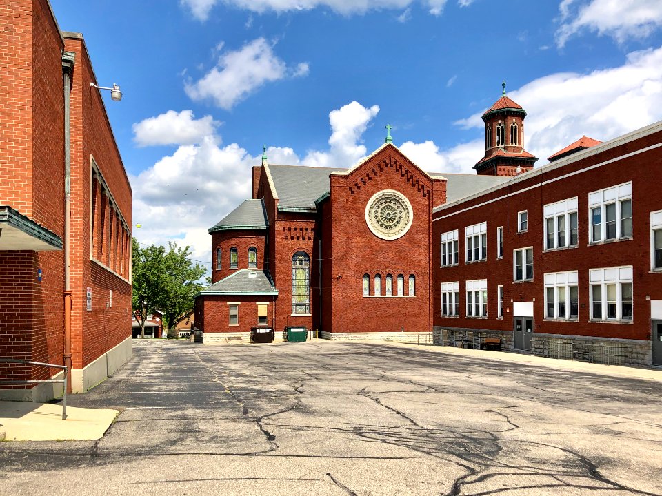 St. Augustine Catholic Church and School, Peaselburg, Covi… 