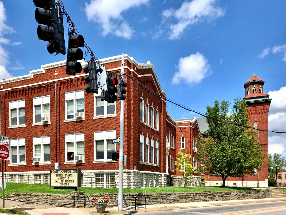 St. Augustine Catholic School and Church, Peaselburg, Covi… 