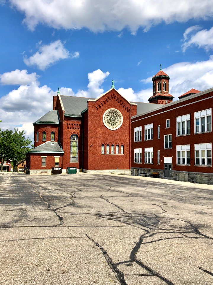 St. Augustine Catholic Church and School, Peaselburg, Covi… 