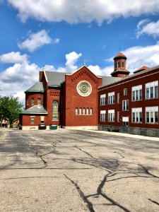 St. Augustine Catholic Church and School, Peaselburg, Covi… 