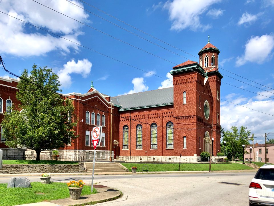 St. Augustine Catholic Church and School, Peaselburg, Covi… 