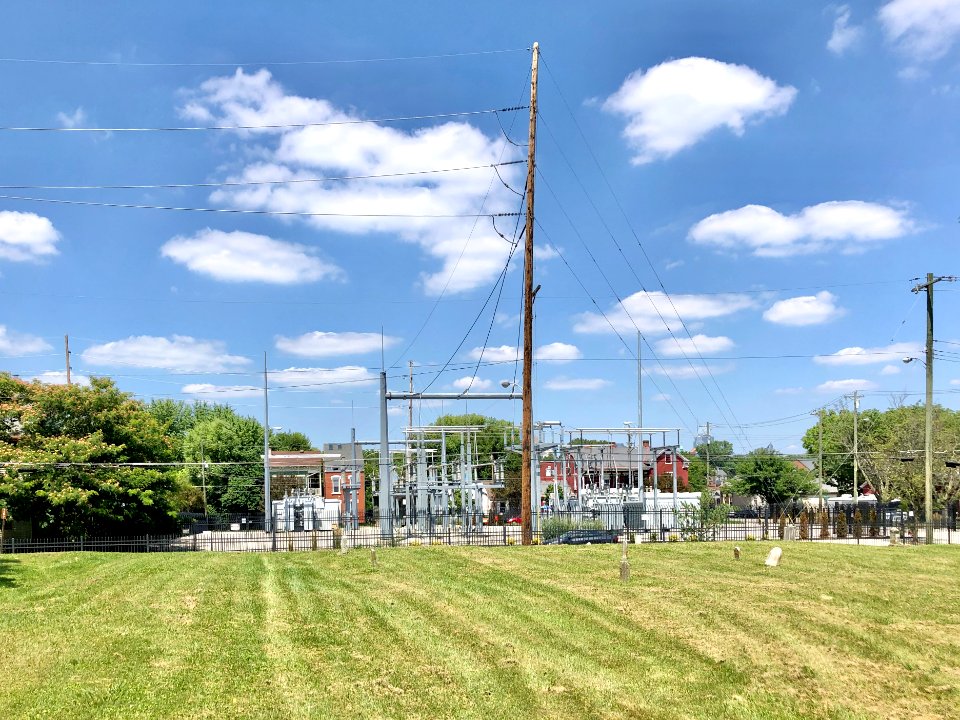 Power Substation from Linden Grove Cemetery, Westside, Cov… 