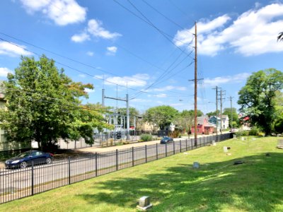 Power Substation from Linden Grove Cemetery, Westside, Cov… 