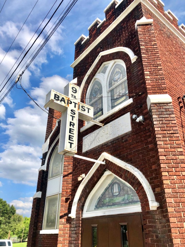 Sign, 9th Street Baptist Church, Eastside, Covington, KY 