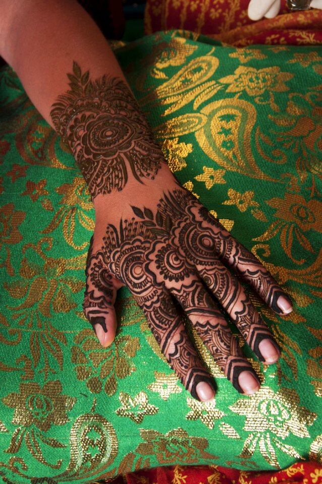 Design indian mehndi