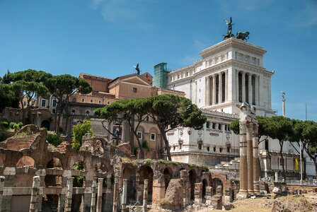 Antique ruins vittoriano