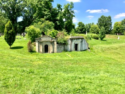 Mausoleums, Linden Grove Cemetery, Westside, Covington, KY… 