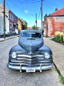 1948 Plymouth De Luxe, Lockwood Street, Mainstrasse Villag… photo