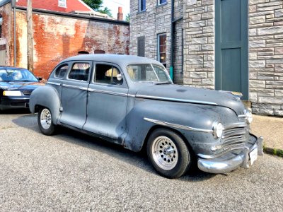 1948 Plymouth De Luxe, Lockwood Street, Mainstrasse Villag… photo