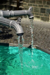 Well water decorative fountains bubble photo