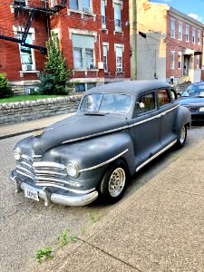 1948 Plymouth De Luxe, Lockwood Street, Mainstrasse Villag… photo