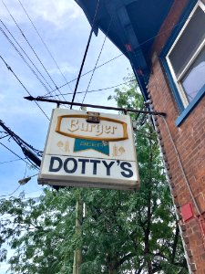 Dotty's Burger Beer Sign, Lee Street, Westside, Covington,… 