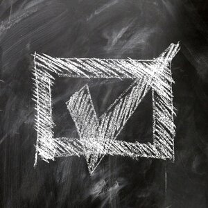 Agree ticked off rectangle