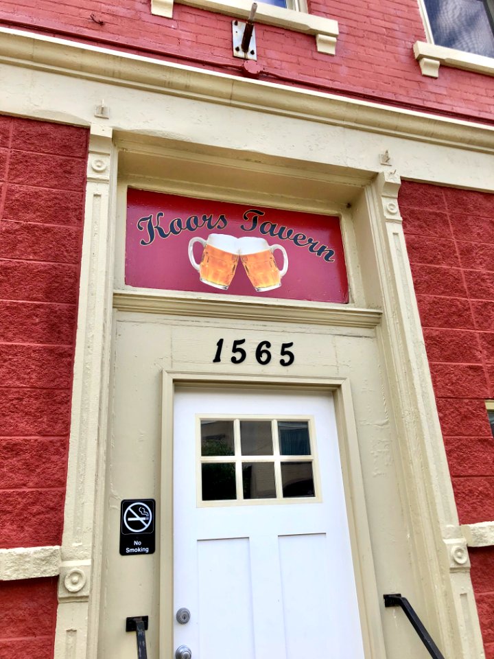 Koors Tavern Sign, Holman Street, Westside, Covington, KY 