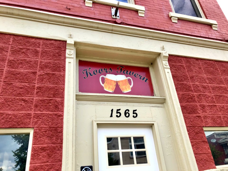 Koors Tavern Sign, Holman Street, Westside, Covington, KY 