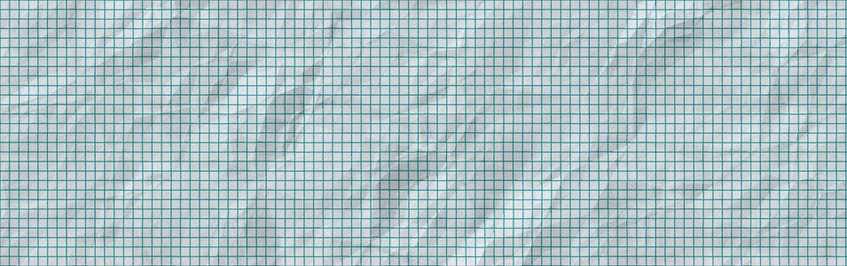 Graph paper squared paper crumpled photo