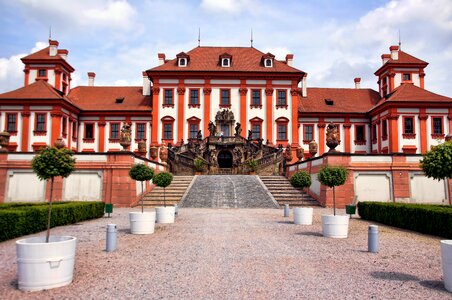 Castle staircase residence