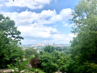 View from the Garden of Hope, Peaselburg, Covington, KY 