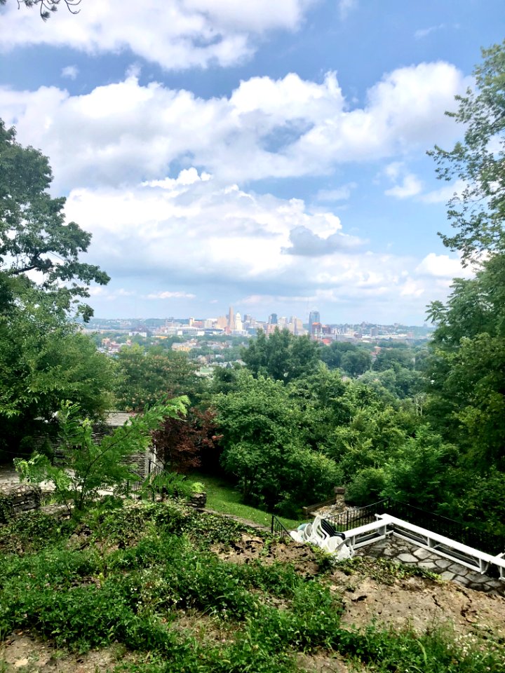 View from the Garden of Hope, Peaselburg, Covington, KY 