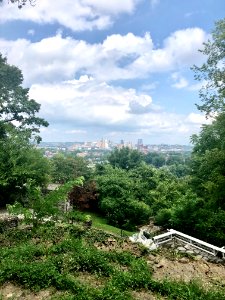 View from the Garden of Hope, Peaselburg, Covington, KY 