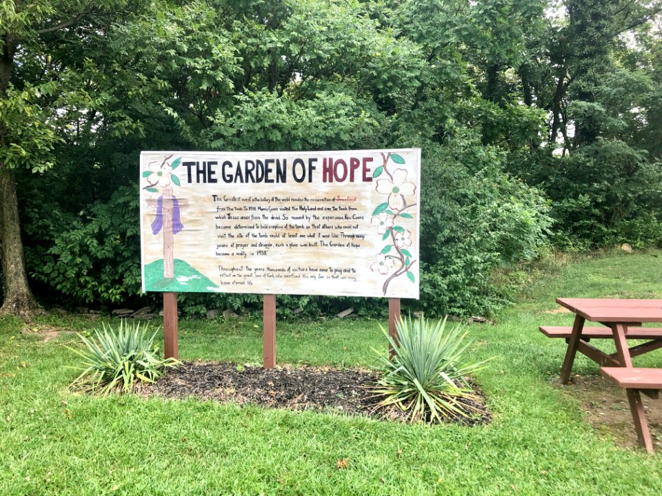 Sign, Garden of Hope, Peaselburg, Covington, KY 