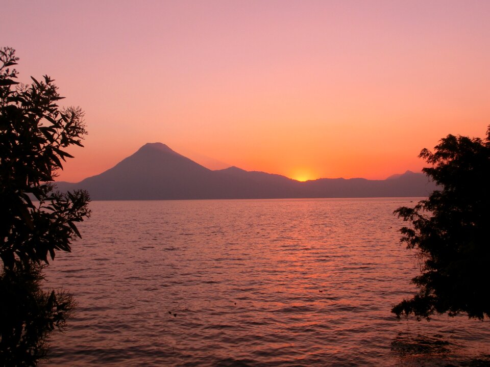 Guatemala sunset travel