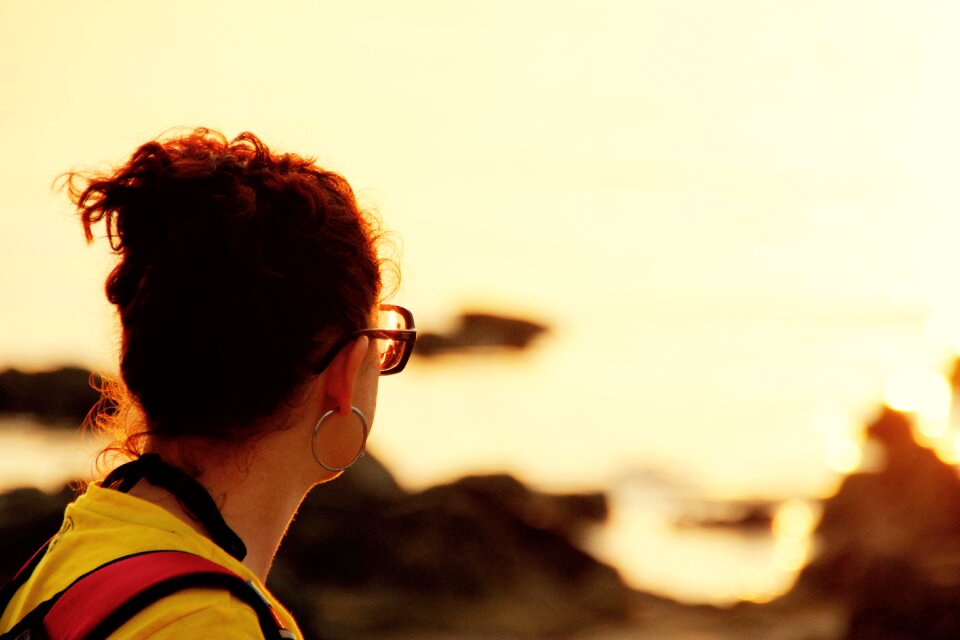 Romantic outlook sea