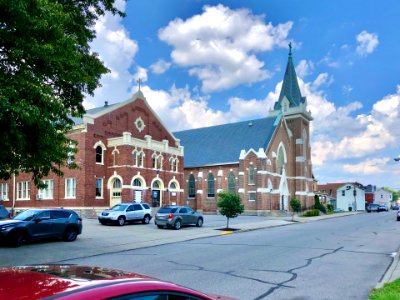 St. James Catholic Church and School, Oak Street, Ludlow, … 
